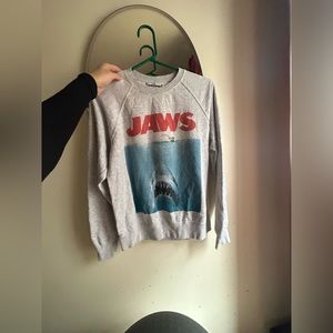Jaws long sleeve cotton tee vintage